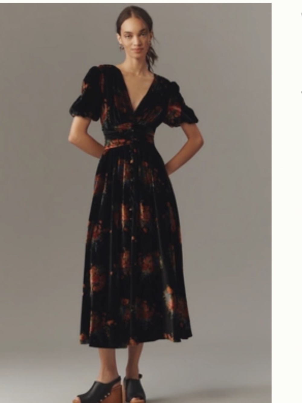 Velvet Anthropologie Dress